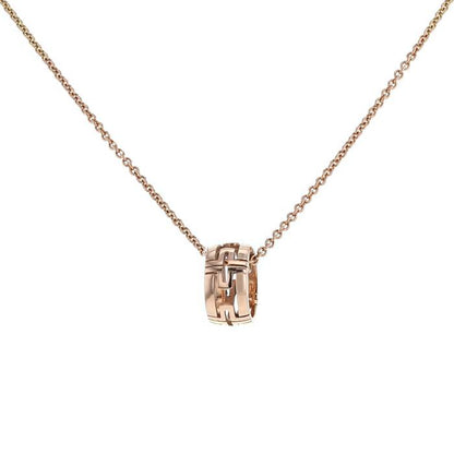 [Resenly Jewelry]PARENTESI NECKLACE PINK GOLD