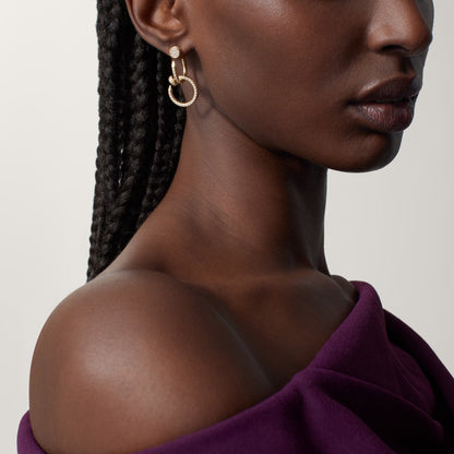 [Resenly Jewelry]JUSTE FULL DIAMOND DOUBLE EARRINGS