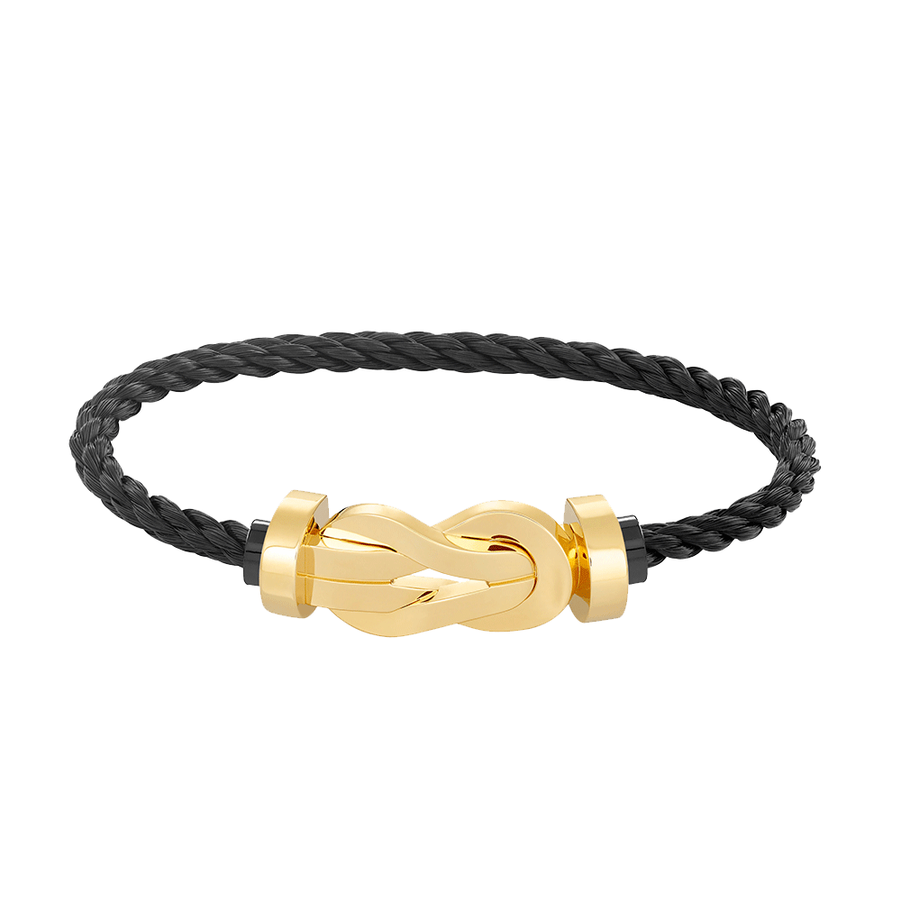 [Resenly Jewelry]CHANCE LARGE 8 FIGURE BUCKLE NO DIAMOND BRACELET GOLD