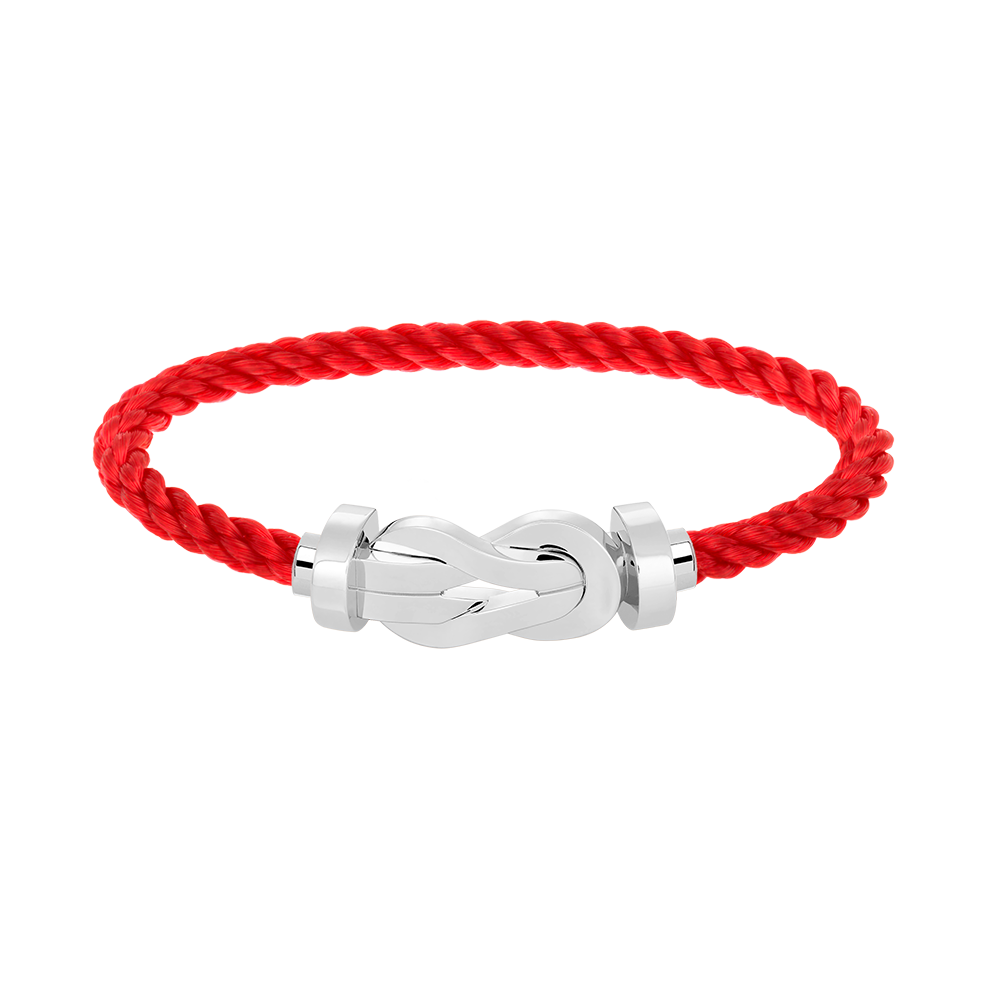 [Resenly Jewelry]CHANCE LARGE 8 FIGURE BUCKLE NO DIAMOND BRACELET SILVER