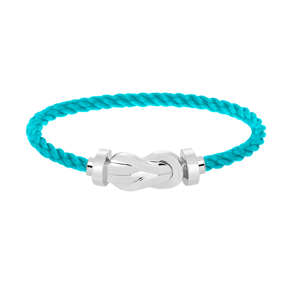 [Resenly Jewelry]CHANCE LARGE 8 FIGURE BUCKLE NO DIAMOND BRACELET SILVER