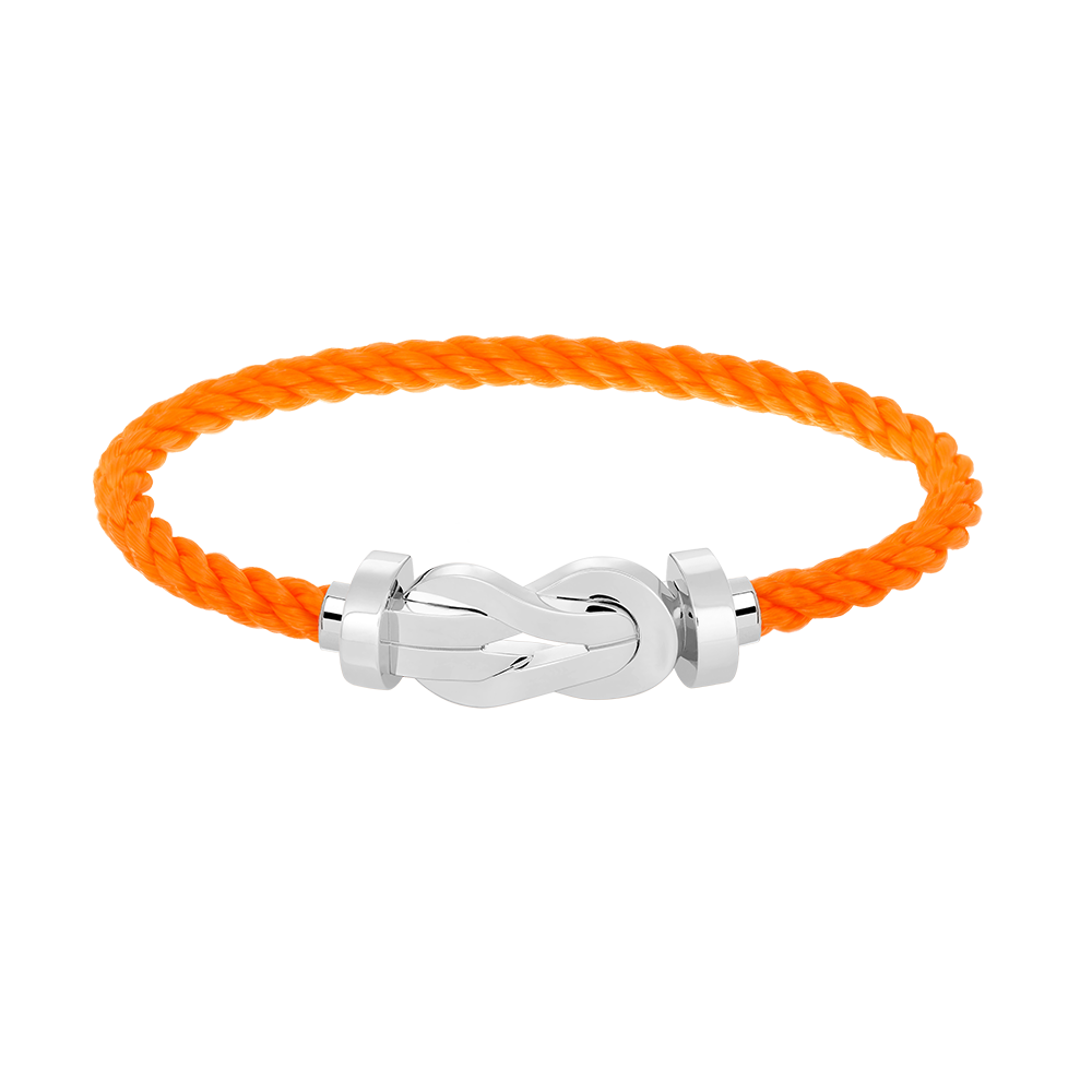 [Resenly Jewelry]CHANCE LARGE 8 FIGURE BUCKLE NO DIAMOND BRACELET SILVER