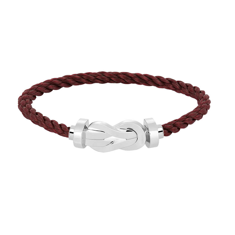 [Resenly Jewelry]CHANCE LARGE 8 FIGURE BUCKLE NO DIAMOND BRACELET SILVER