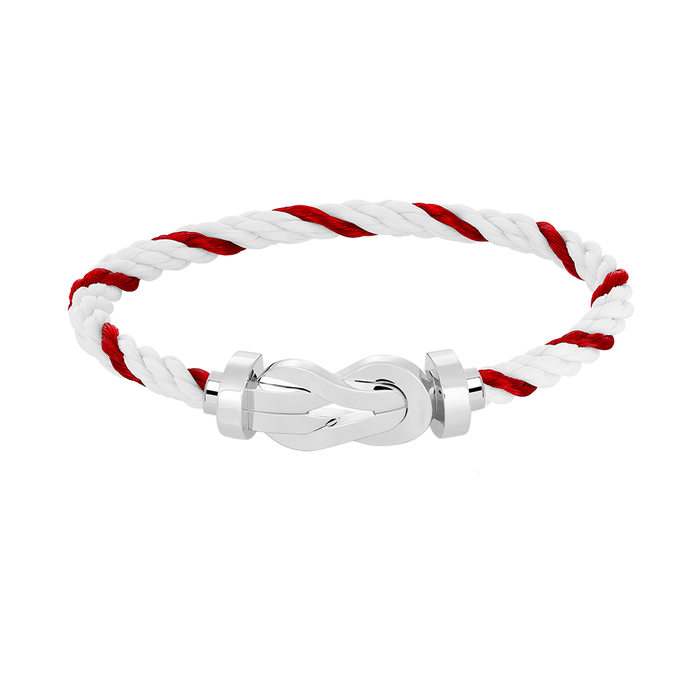 [Resenly Jewelry]CHANCE LARGE 8 FIGURE BUCKLE NO DIAMOND BRACELET SILVER