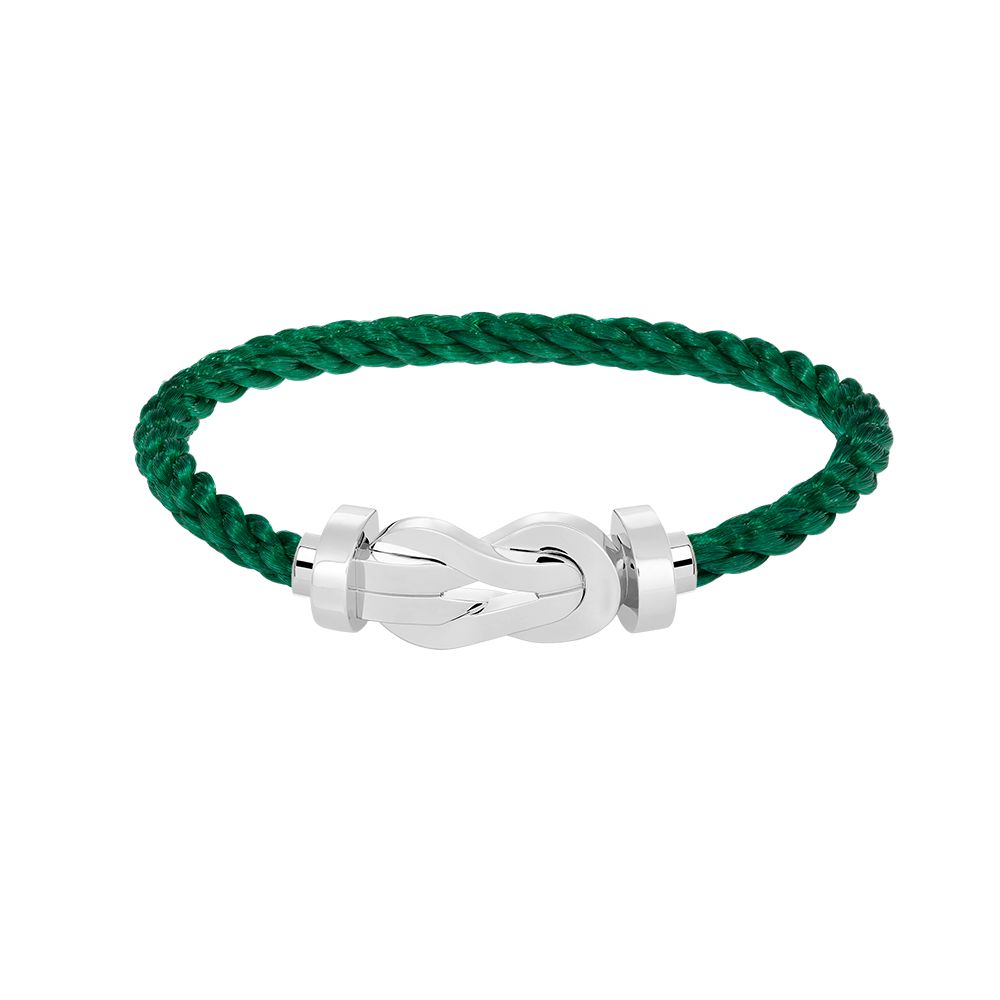 [Resenly Jewelry]CHANCE LARGE 8 FIGURE BUCKLE NO DIAMOND BRACELET SILVER