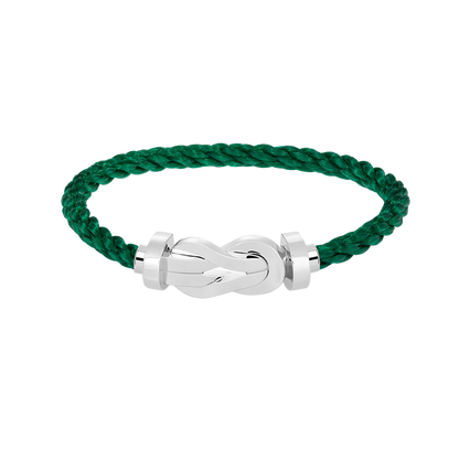 [Resenly Jewelry]CHANCE LARGE 8 FIGURE BUCKLE NO DIAMOND BRACELET SILVER