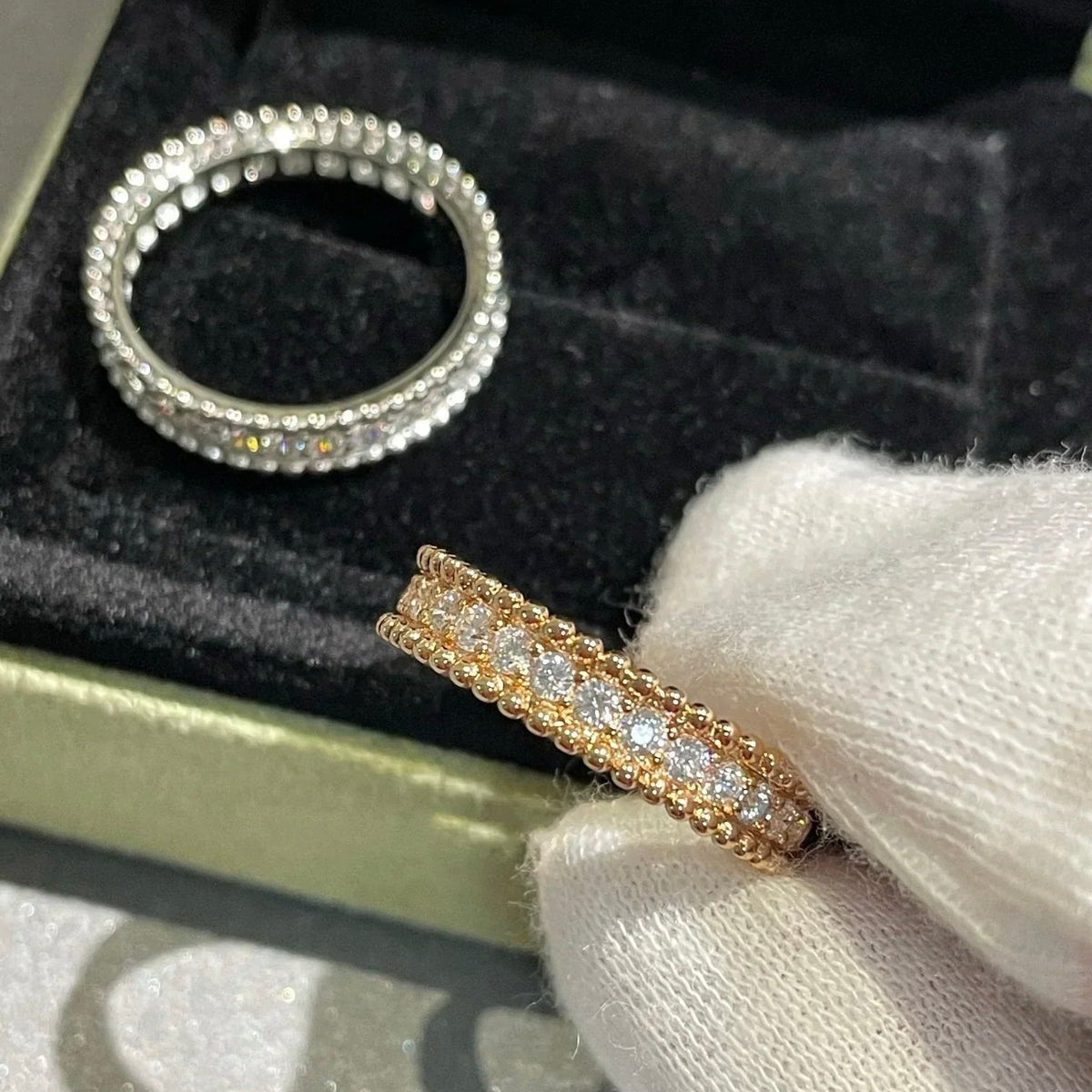 [Resenly Jewelry]PERLEE DIAMOND ROSE GOLD RING