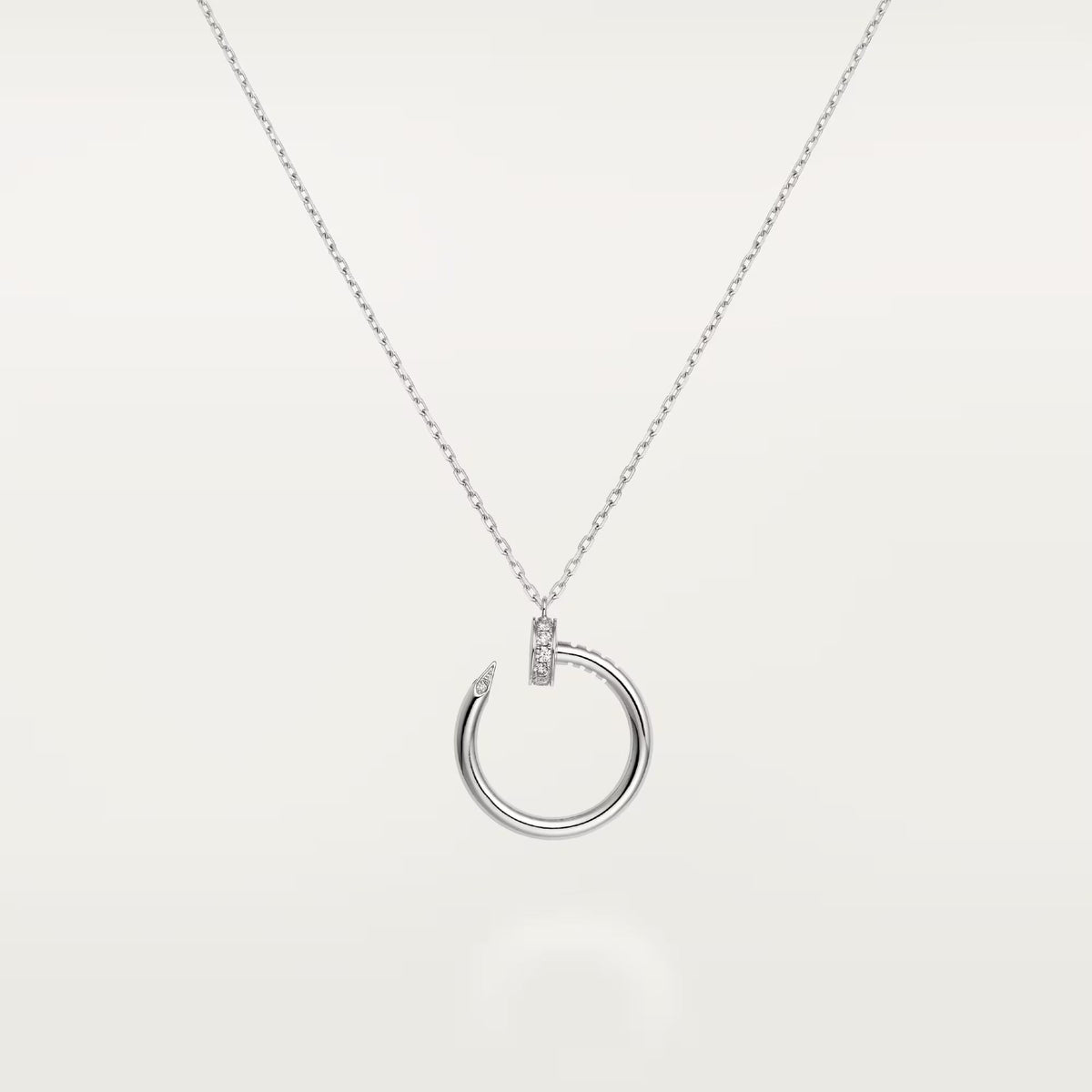 [Resenly Jewelry]JUSTE NECKLACE HALF DIAMOND