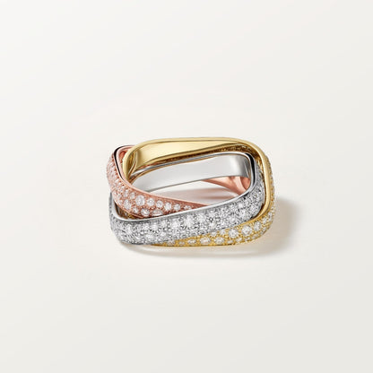 [Resenly Jewelry]TRINITY 3.5MM CUSHION RING COLLECTION