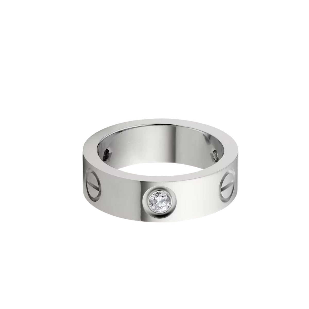 [Resenly Jewelry]LOVE 5.5MM 3 DIAMOND RING