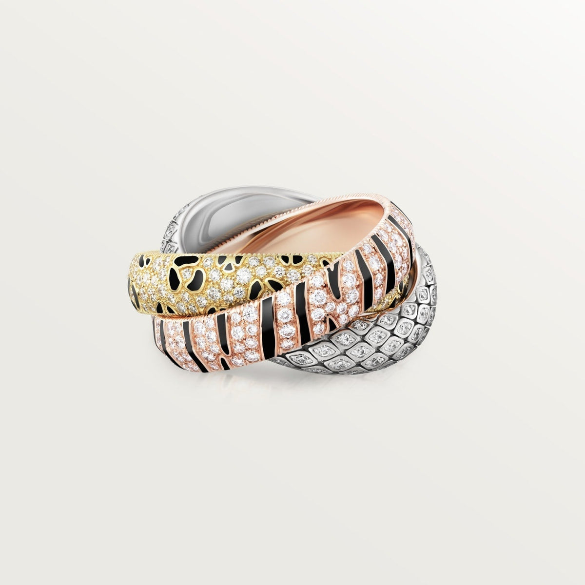 [Resenly Jewelry]TRINITY  RING LEOPARD PRINT