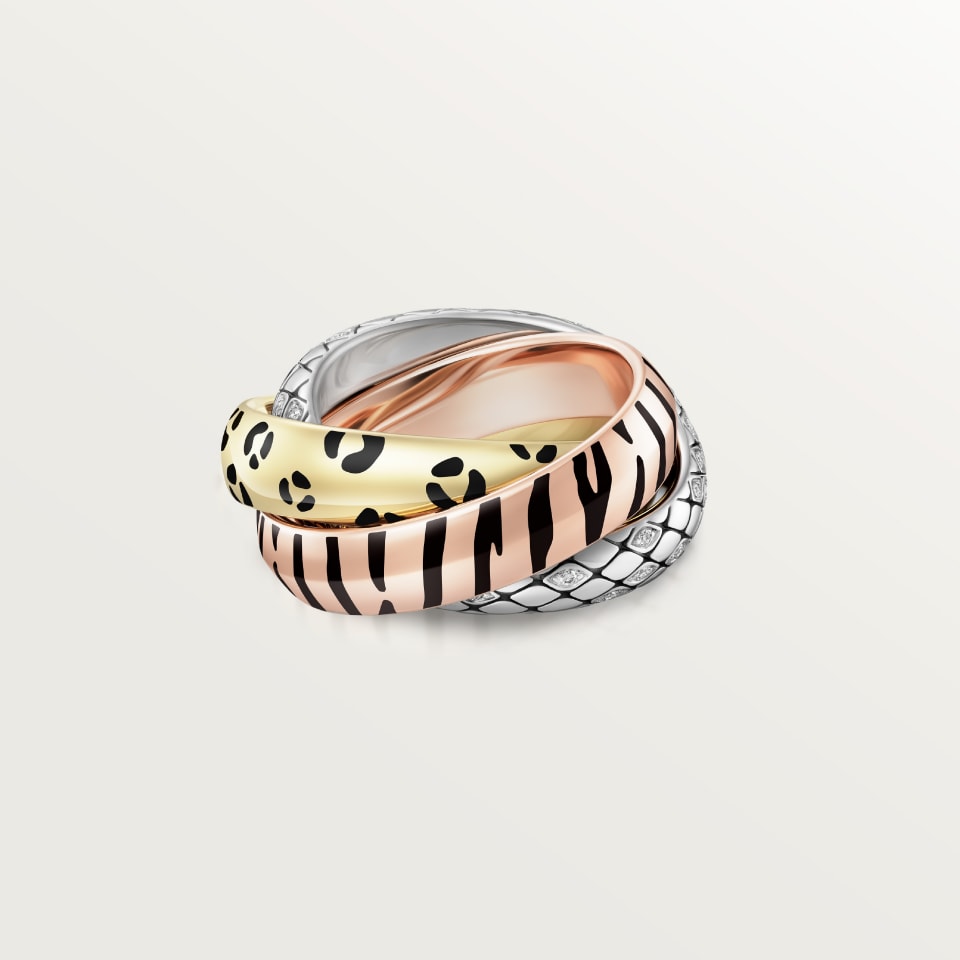 [Resenly Jewelry]TRINITY  RING LEOPARD PRINT