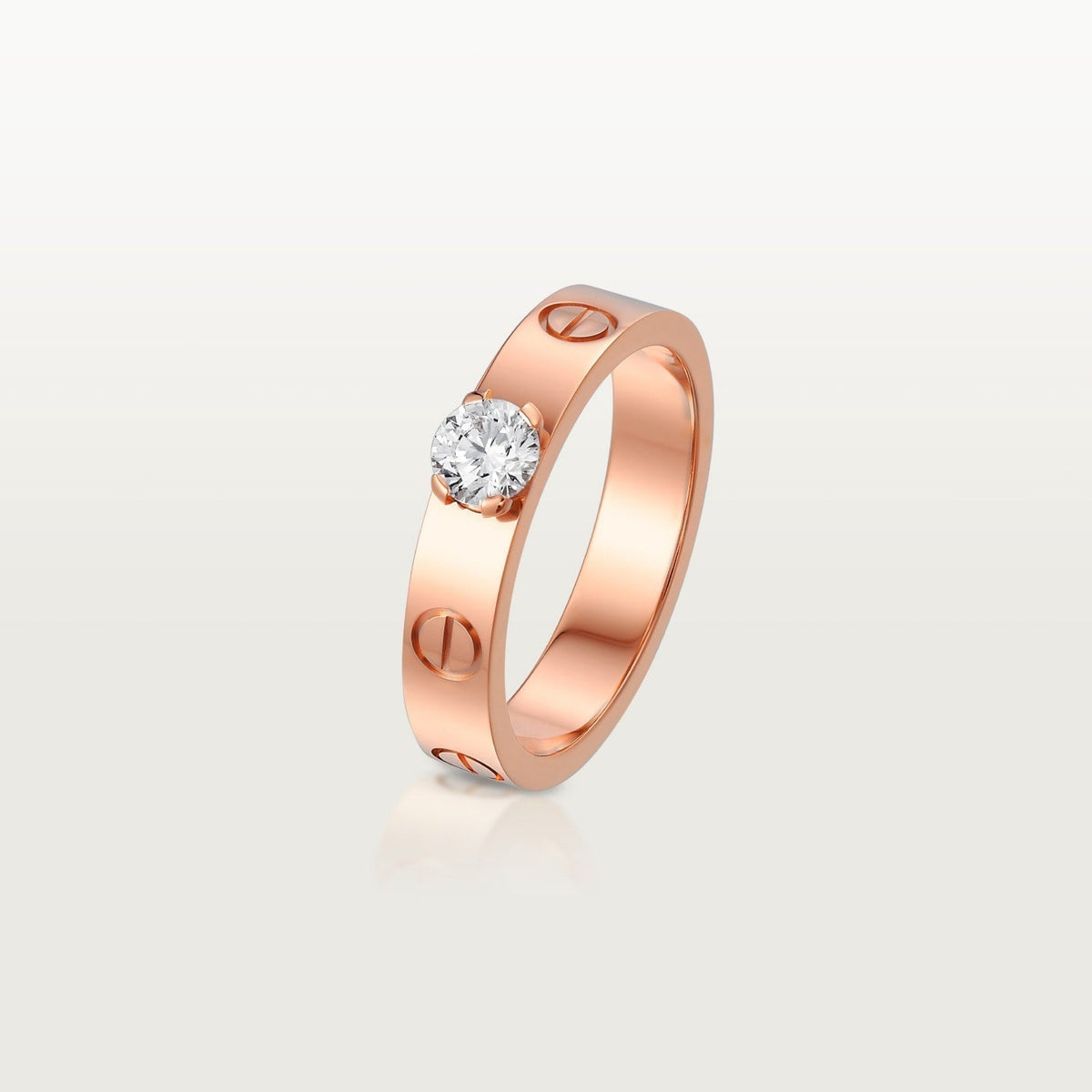 [Resenly Jewelry]LOVE RING 3.6MM 1 BIG DIAMOND