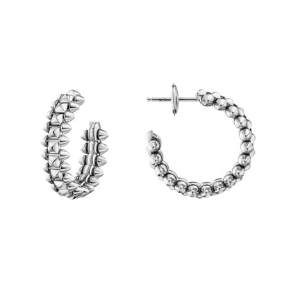 [Resenly Jewelry]CLASH SMALL HOOP EARRINGS