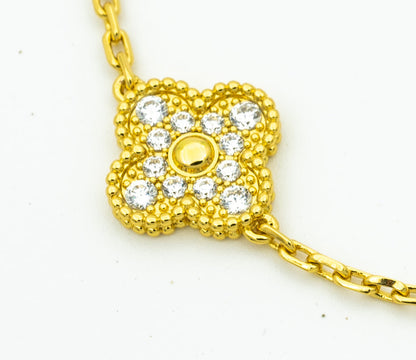 [Resenly Jewelry] CLOVER 5 MOTIF LASER BRACELET COLLECTION