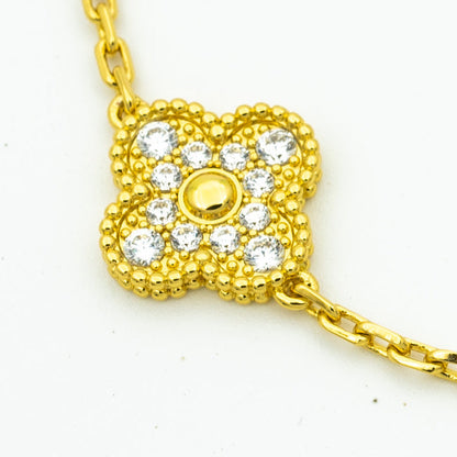 [Resenly Jewelry] CLOVER 5 MOTIF LASER BRACELET COLLECTION