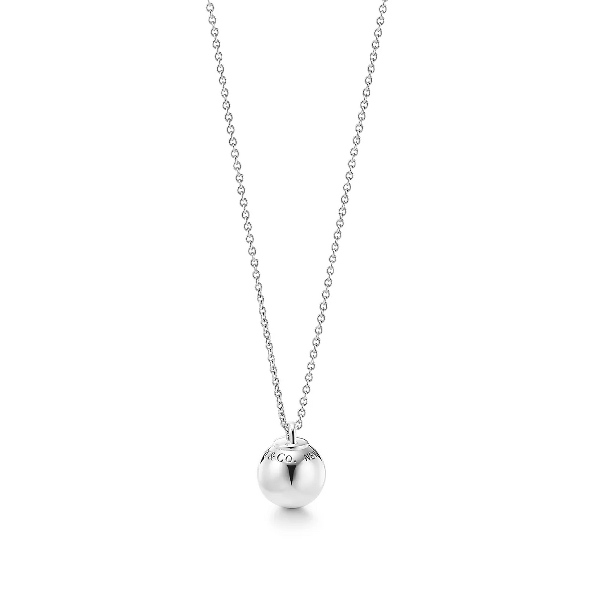[Resenly Jewelry]BALL PENDANT 12.75MM NECKLACE