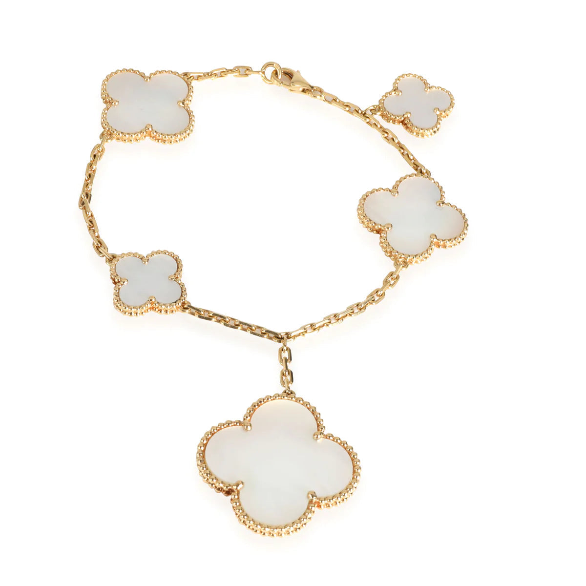 [Resenly Jewelry]MAGIC CLOVER MOP GOLD BRACELET 5 MOTIFS