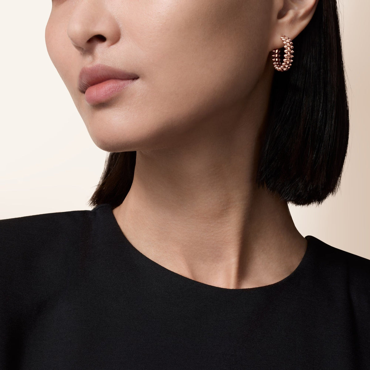 [Resenly Jewelry]CLASH SMALL HOOP EARRINGS