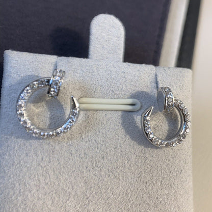 [Resenly Jewelry]JUSTE EARRINGS SILVER DIAMONDS