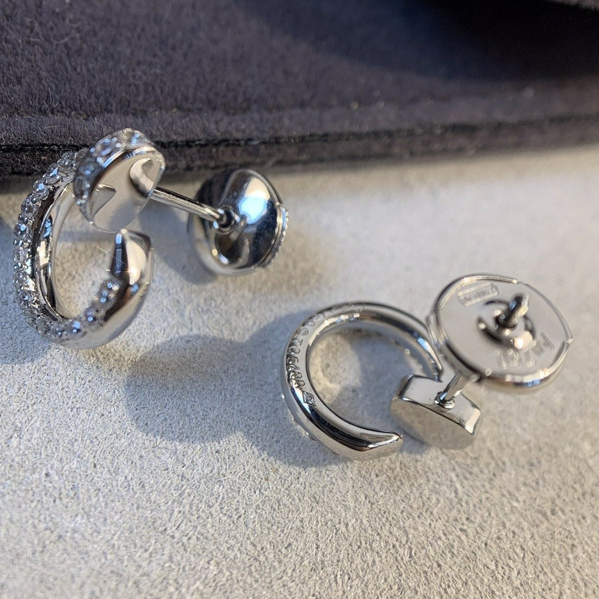[Resenly Jewelry]JUSTE EARRINGS SILVER DIAMONDS