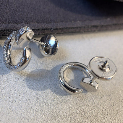 [Resenly Jewelry]JUSTE EARRINGS SILVER DIAMONDS