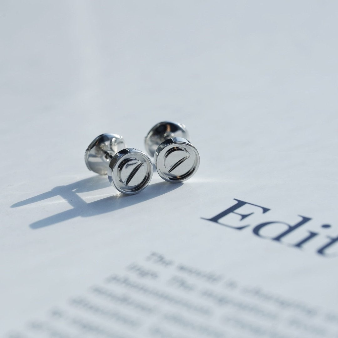 [Resenly Jewelry]LOVE EARRINGS SILVER 10MM