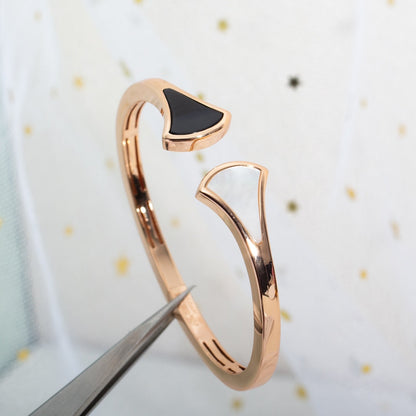 [Resenly Jewelry]DREAM BRACELET OPEN PINK GOLD MOP
