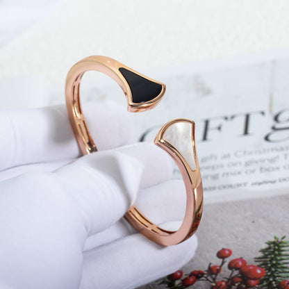[Resenly Jewelry]DREAM BRACELET OPEN PINK GOLD MOP