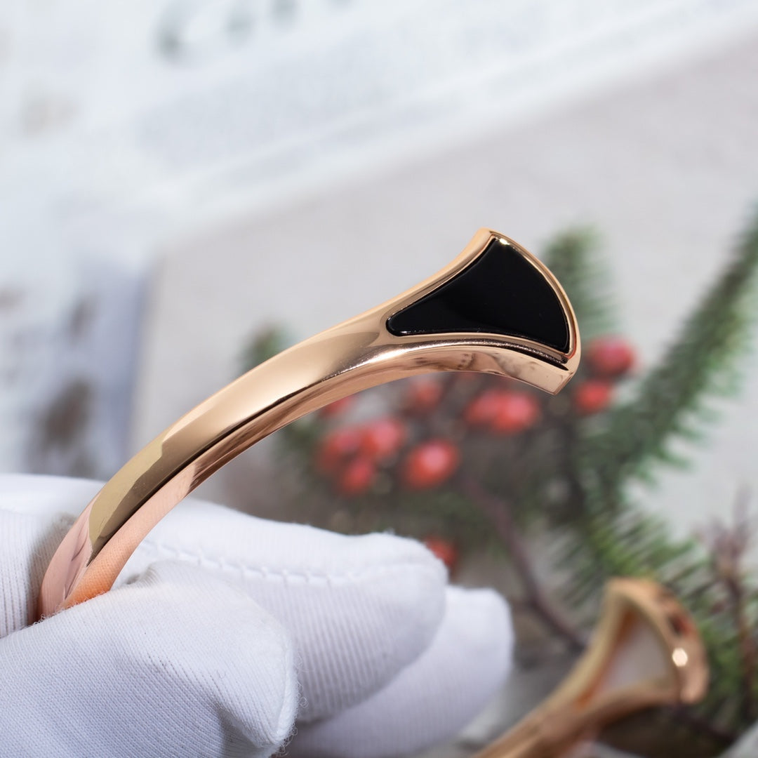 [Resenly Jewelry]DREAM BRACELET OPEN PINK GOLD MOP