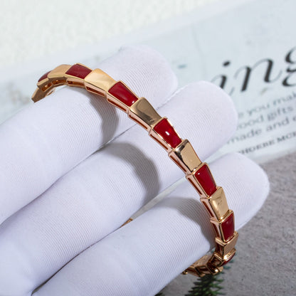 [Resenly Jewelry]SERPENTI BRACELET PINK GOLD RUBELLITE