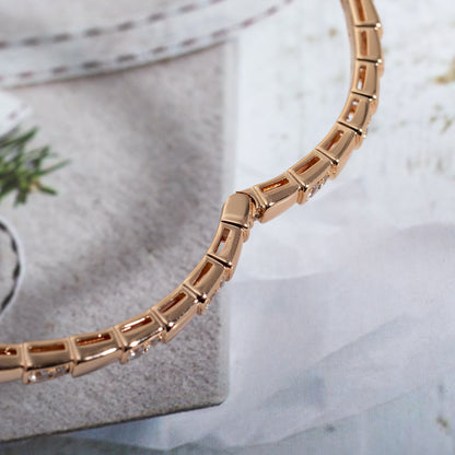 [Resenly Jewelry]SERPENTI SMALL BRACELET PINK GOLD DIAMOND
