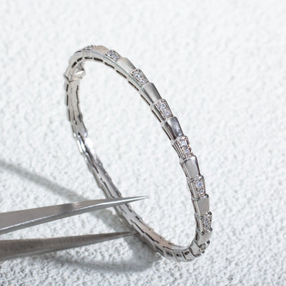 [Resenly Jewelry]SERPENTI BRACELET SILVER DIAMOND