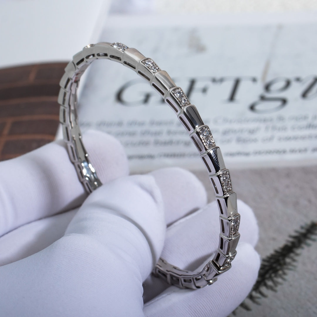 [Resenly Jewelry]SERPENTI BRACELET SILVER DIAMOND
