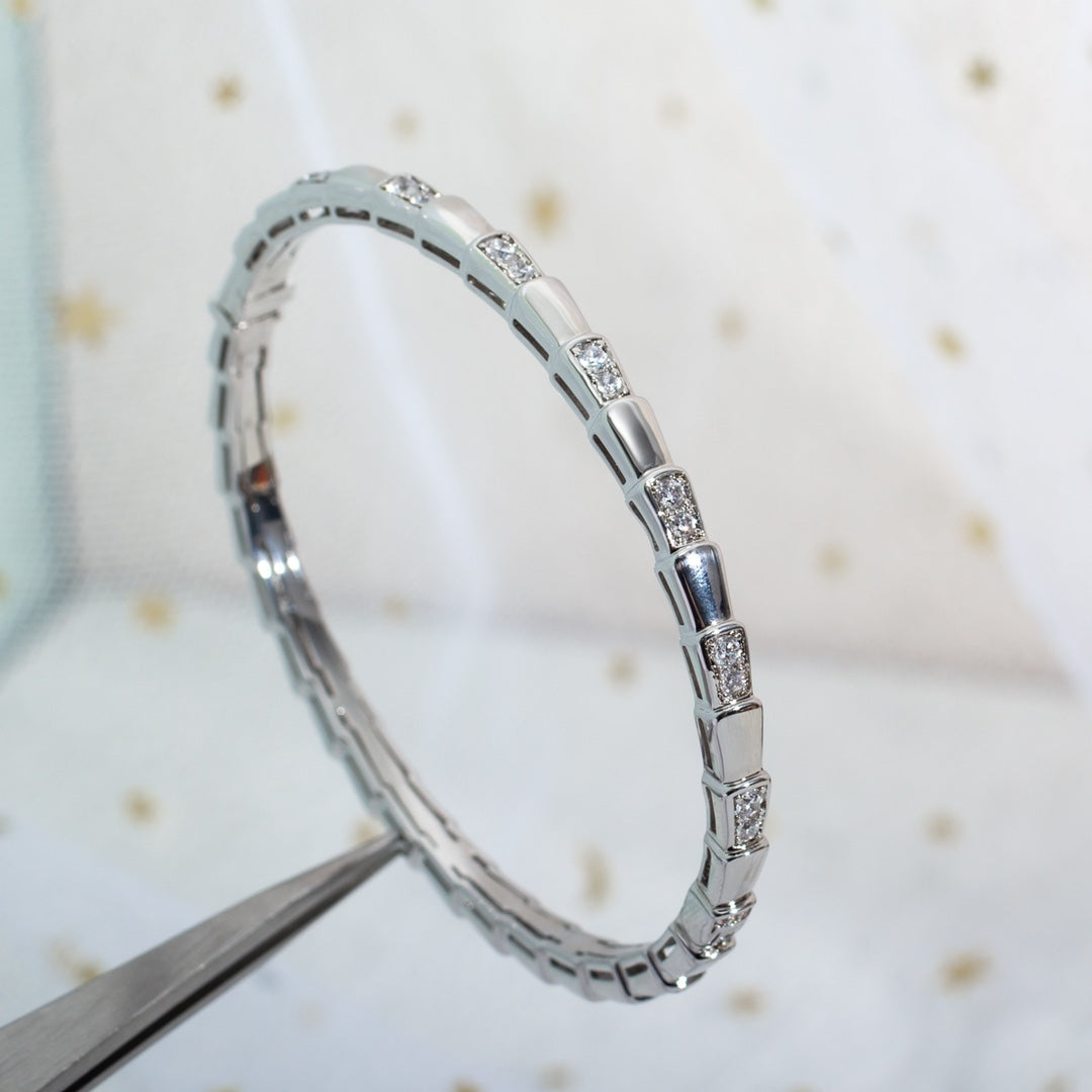 [Resenly Jewelry]SERPENTI BRACELET SILVER DIAMOND