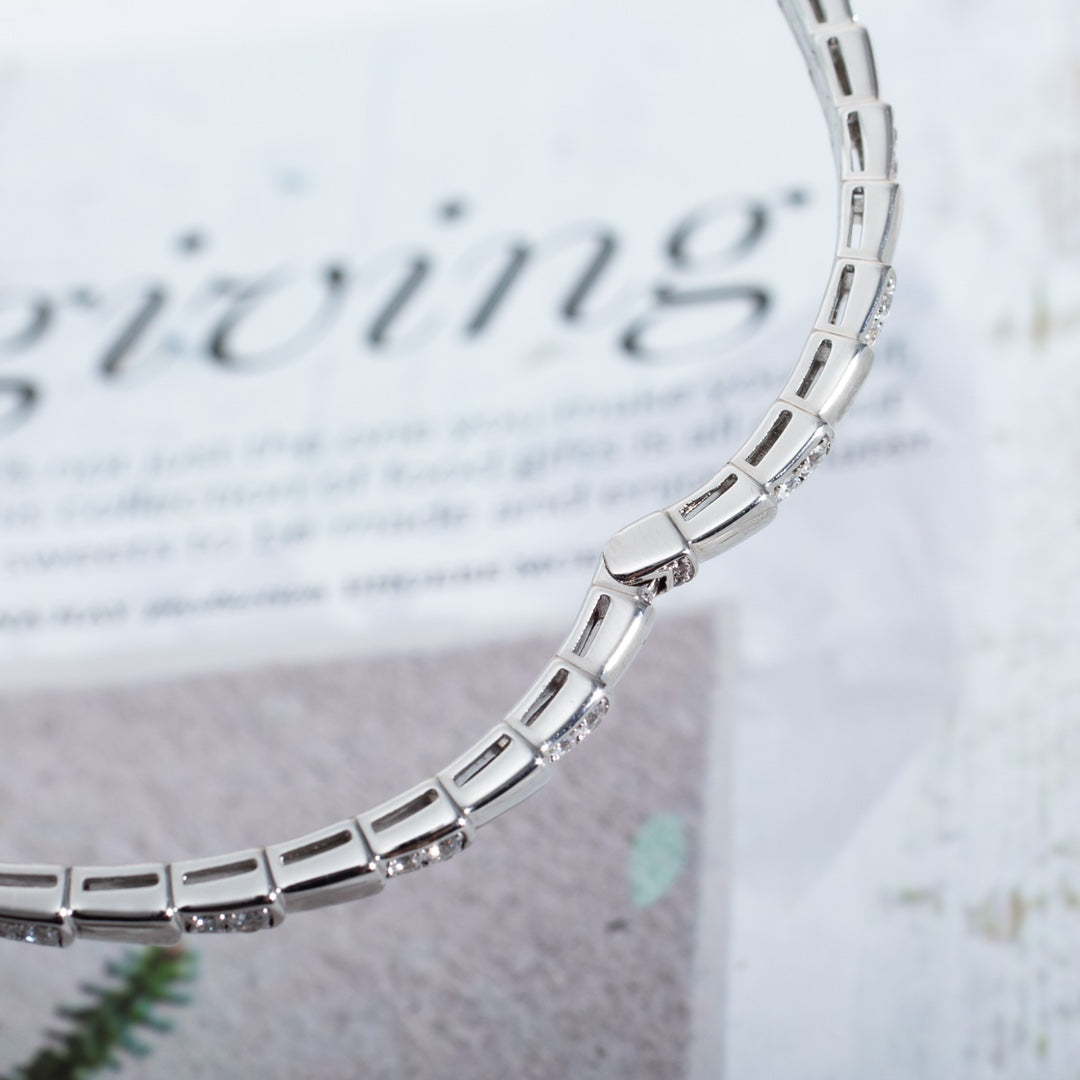 [Resenly Jewelry]SERPENTI BRACELET SILVER DIAMOND
