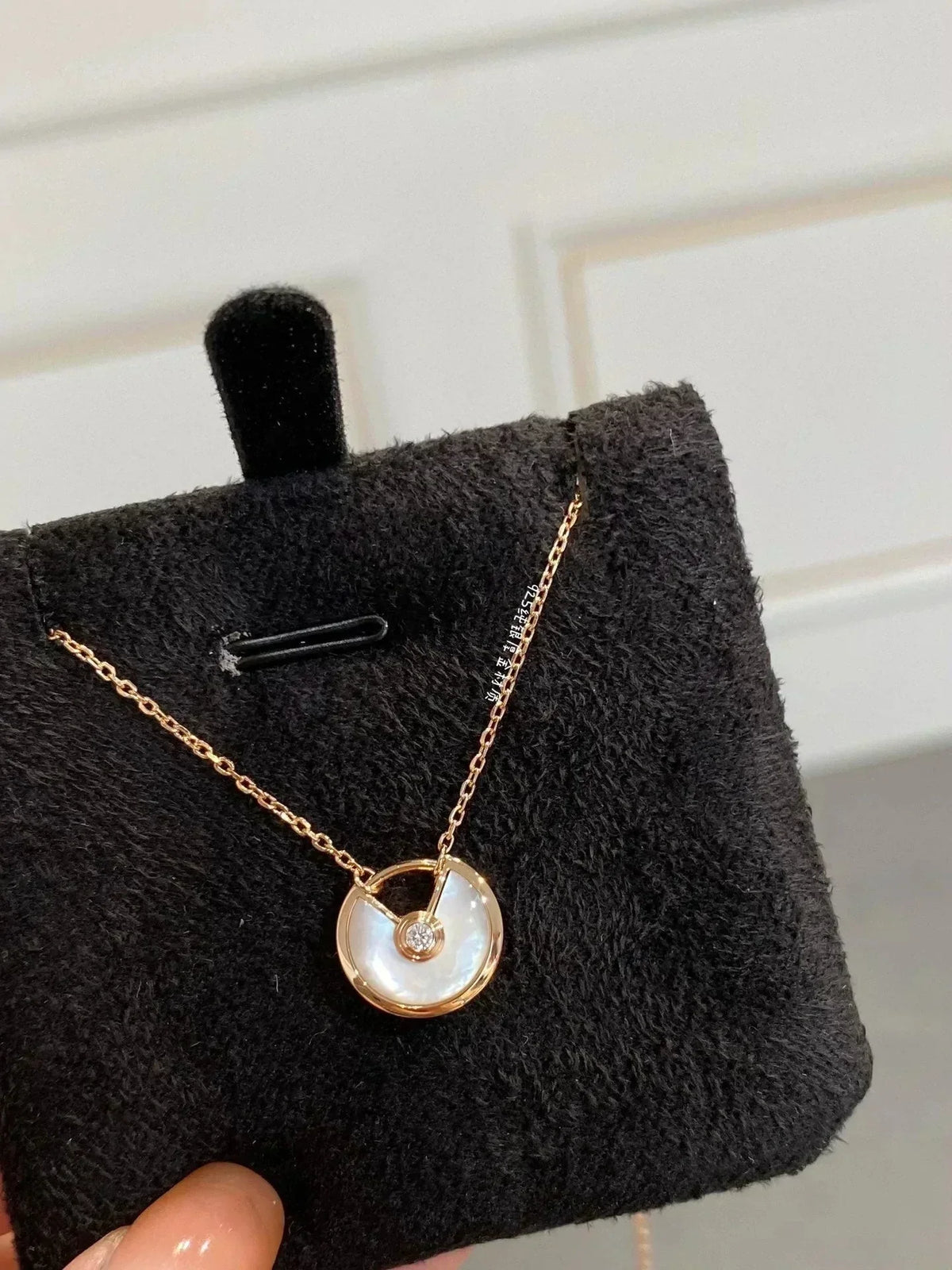 [Resenly Jewelry]AMULETTE ROSE GOLD MOP NECKLACE