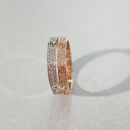 [Resenly Jewelry]LOVE RING 2.65MM DIAMOND