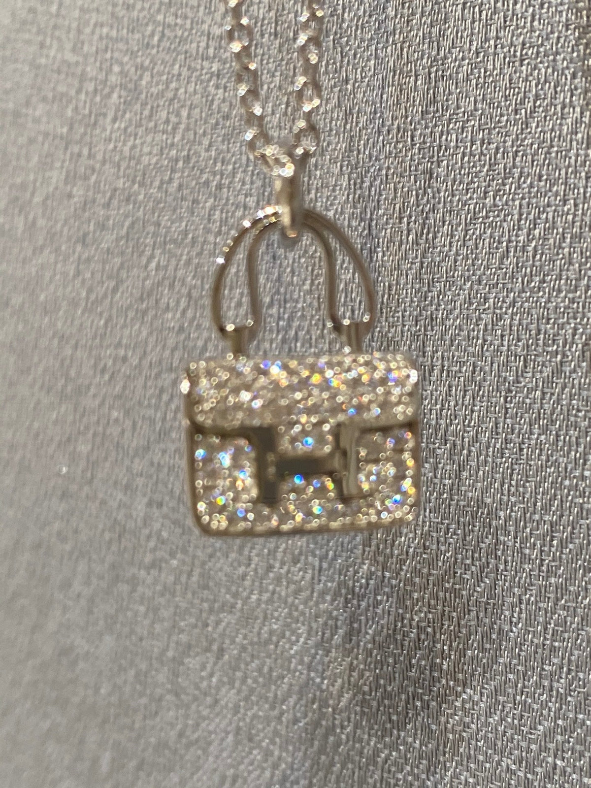 [Resenly Jewelry]CONSTANCE PEDANT DIAMOND NECKLACE