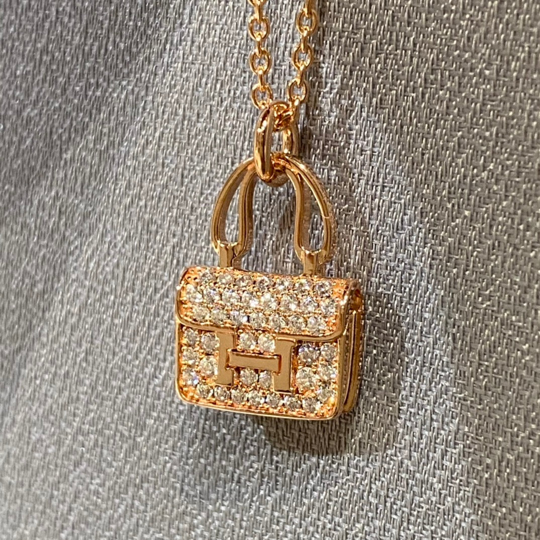 [Resenly Jewelry]CONSTANCE PEDANT DIAMOND NECKLACE