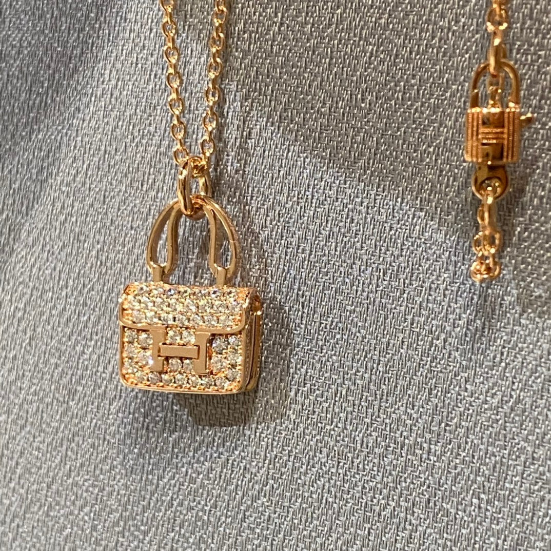 [Resenly Jewelry]CONSTANCE PEDANT DIAMOND NECKLACE