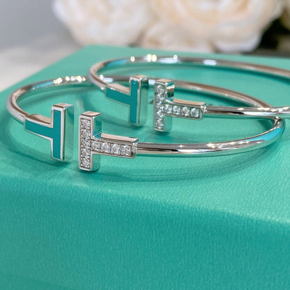 [Resenly Jewelry]T BRACELET 1.8MM TURQUOISE DIAMOND