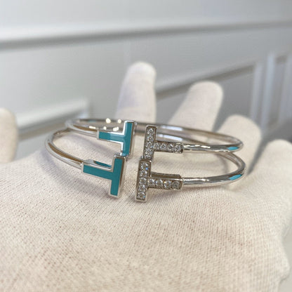 [Resenly Jewelry]T BRACELET 1.8MM TURQUOISE DIAMOND