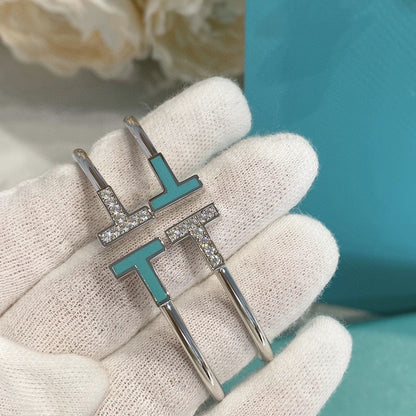 [Resenly Jewelry]T BRACELET 1.8MM TURQUOISE DIAMOND