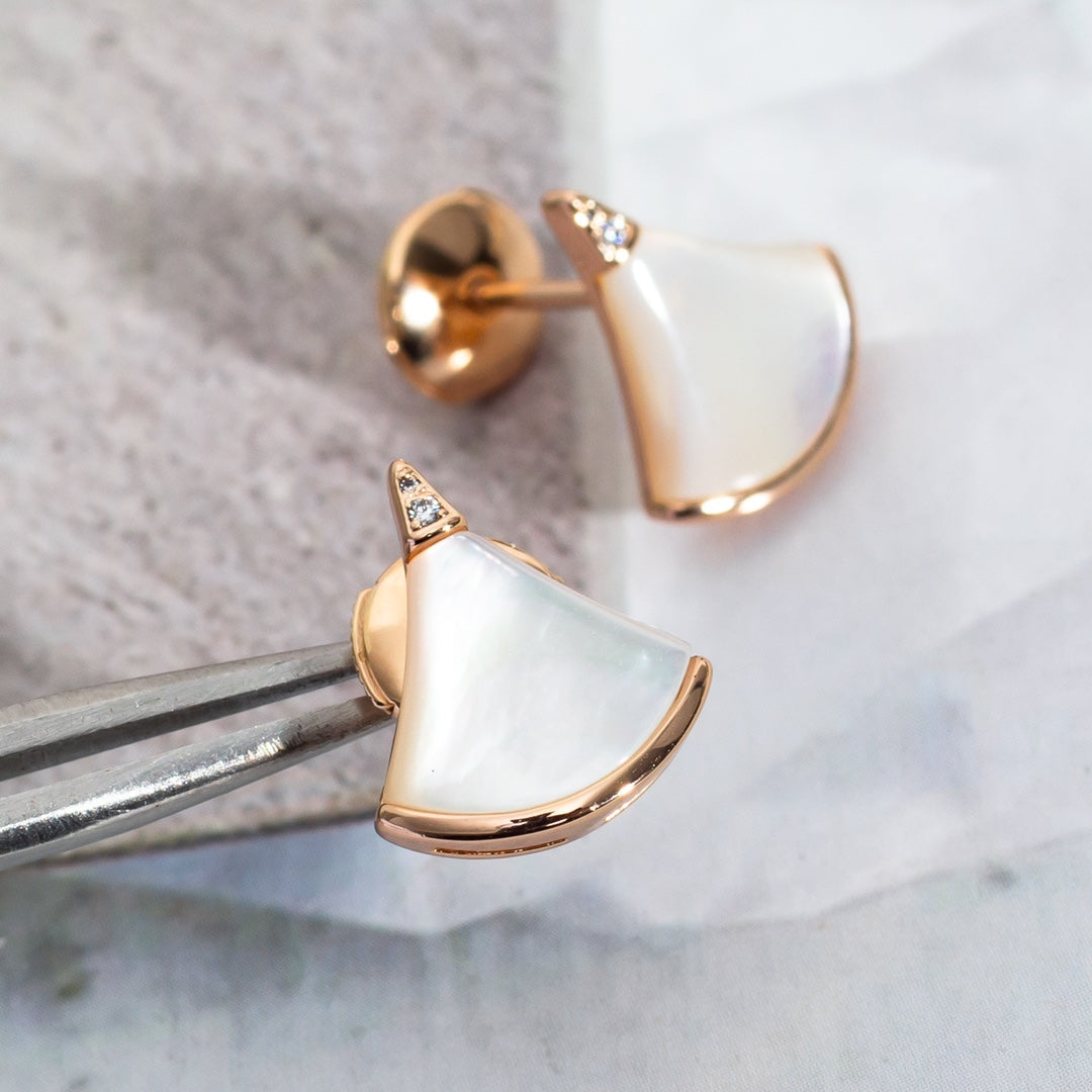 [Resenly Jewelry]DIVAS DREAM EARRINGS PINK GOLD