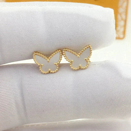 [Resenly Jewelry]SWEET BUTTERFLY MOP EARSTUDS
