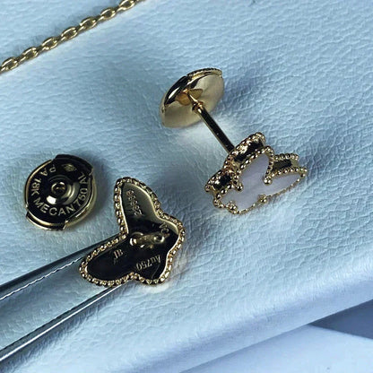[Resenly Jewelry]SWEET BUTTERFLY MOP EARSTUDS