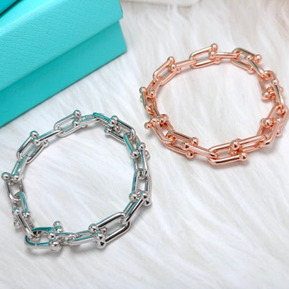 [Resenly Jewelry]HARDWEAR BRACELET PINK GOLD AND SILVER