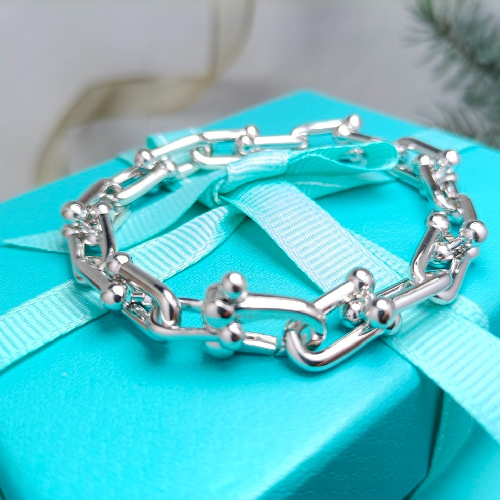 [Resenly Jewelry]HARDWEAR BRACELET PINK GOLD AND SILVER