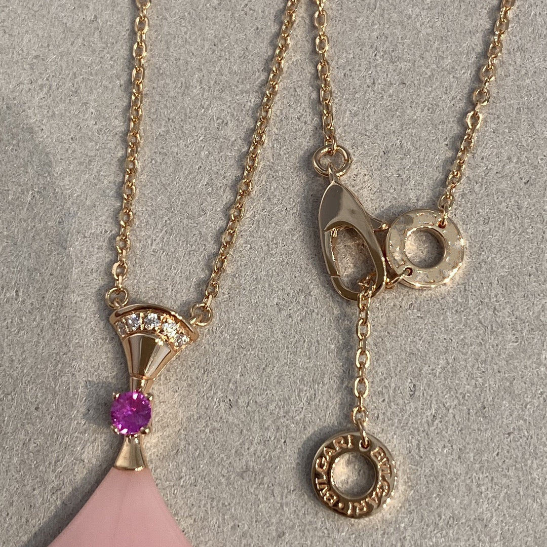 [Resenly Jewelry]DREAM NECKLACE PINK OPAL